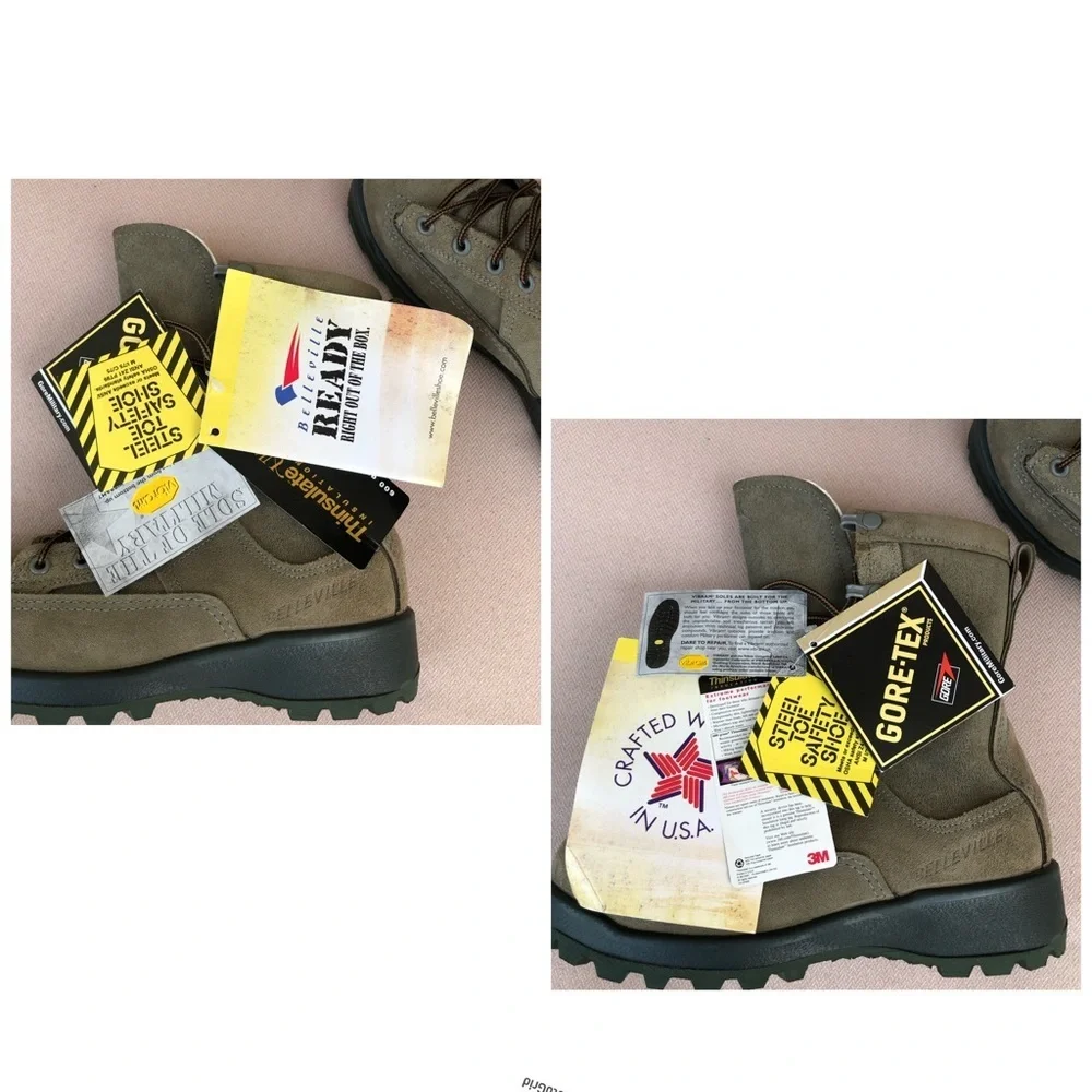 Belleville 675 ST USAF Cold‎ Weather Waterproof Steel Toe Combat Boot 3R(~8.5)